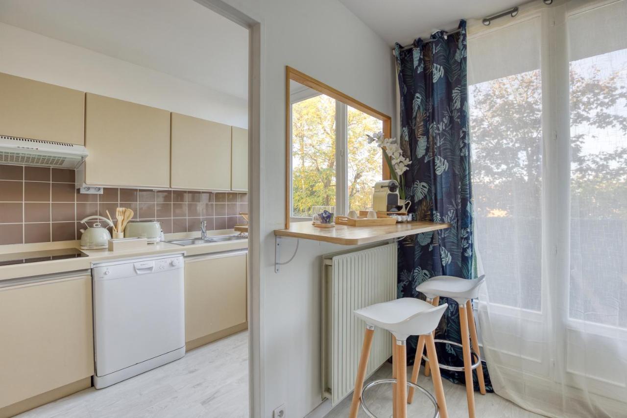 Escale De L'Yvette - 50M2 Cosy, Balcony & Parking Apartment Ложимо Екстериор снимка